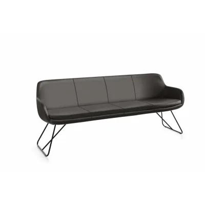 Musterring Sitzbank Tavia Dunkelbraun 220x87x65 cm