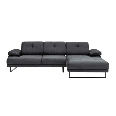 myHomelando Ecksofa Anthrazit 314x174 cm