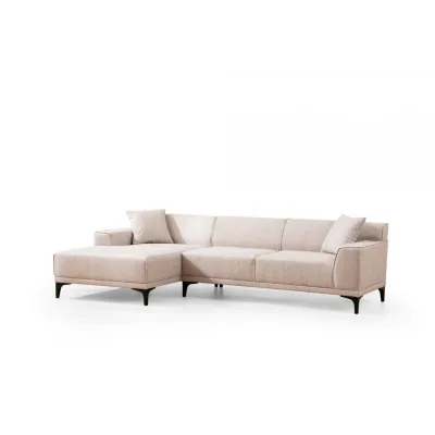 myHomelando Ecksofa Beige 250x145 cm