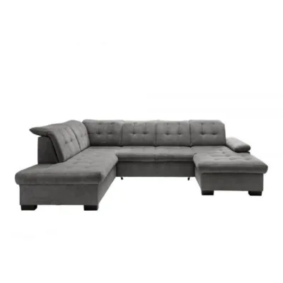 myHomelando Wohnlandschaft Grau 305x163x216 cm