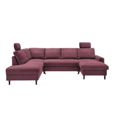 myHomelando Wohnlandschaft Weinrot 305x88x200 cm