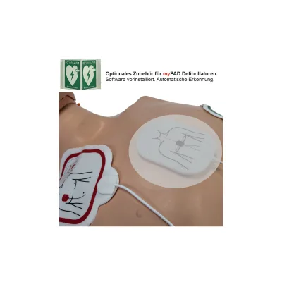 myPAD Herzdruckmassage-Feedbacksensor-Elektroden für Erwachsene & Kinder (ohne HLW!)