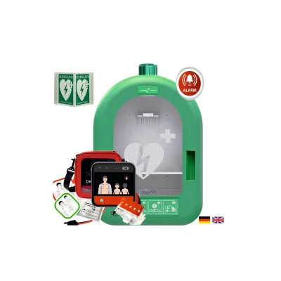 myPAD-M mit LED-Grafik, PVC-Wandkasten & Winkelschild, DE/EN