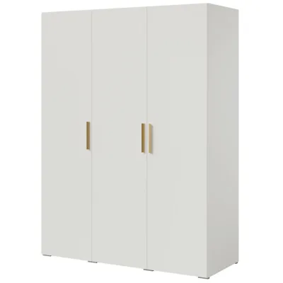 mzm24 Drehtürenschrank Weiß 150x35x60 cm