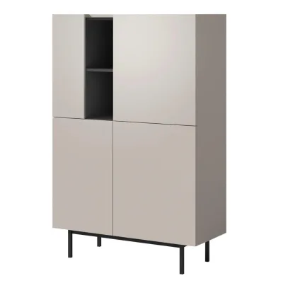 mzm24 Regal Schwarz 100x152x42 cm