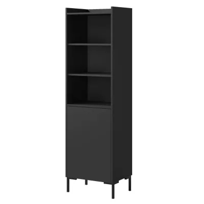 mzm24 Regal Schwarz 52x180x41 cm
