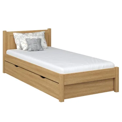 N-Wood Bett Eiche Artisan 80x200 cm