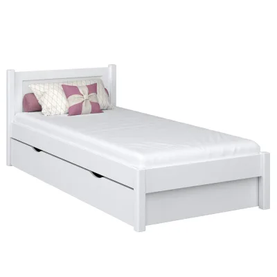 N-Wood Bett Weiß 90x190 cm