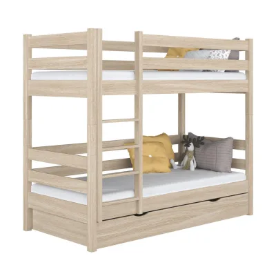 N-Wood Etagenbett Sonoma Eiche 120x180 cm