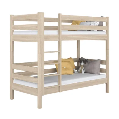 N-Wood Etagenbett Sonoma Eiche 80x200 cm
