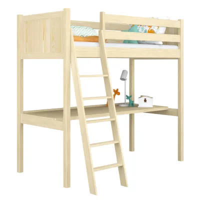 N-Wood Hochbett Braun 120x190 cm