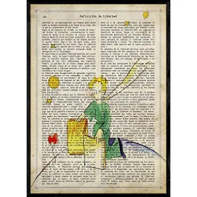 Nacnic Poster Schwarz 29.7x5x21 cm