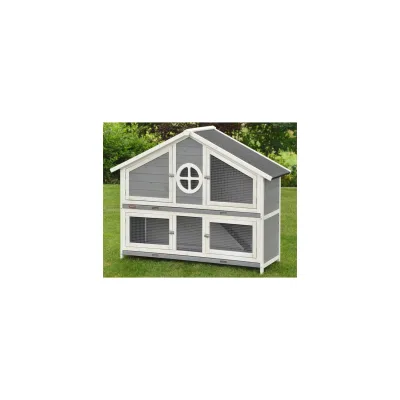 Nanook Hasenstall XL Momo grau 144 x 57 x 110 cm