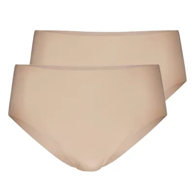 Skin Midi Slip 2P Damen Slip