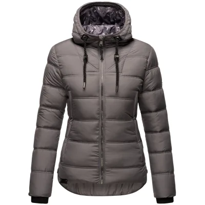 NAVAHOO Damen Steppjacke Warm gesteppte Winterjacke mit Kapuze Renesmee
