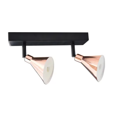 Näve 2er LED-Wand-u. Deckenspot "COPPER"