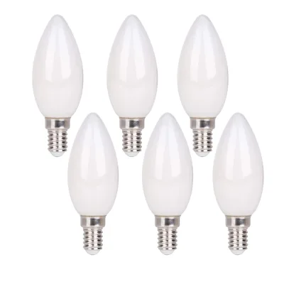 Näve 6er-Set E14 LED Leuchtmittel "DAFFY" H: 10,2cm warmweiß