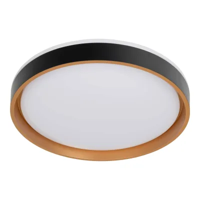 Näve Led-Deckenleuchte LED Deckenleuchte Schwarz 8 cm