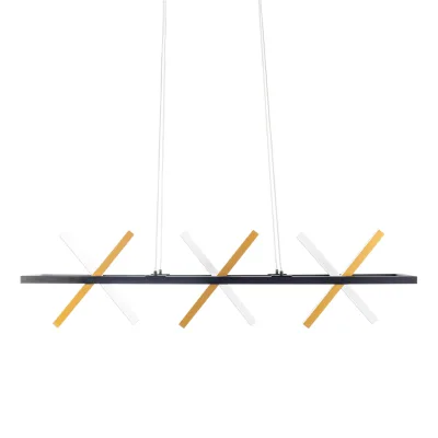 Näve LED Pendelleuchte "CADICE" l: 100cm gold