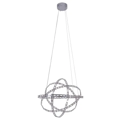 Näve LED Pendelleuchte "COSMOS" Ø: 60cm chrom
