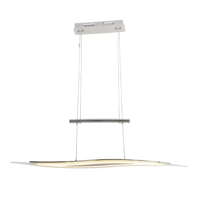 Näve Led-Hängeleuchte Chrom 80 cm