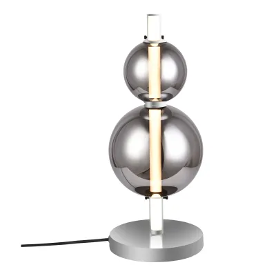 Näve Led-Tischleuchte Nova Chrom 44 cm