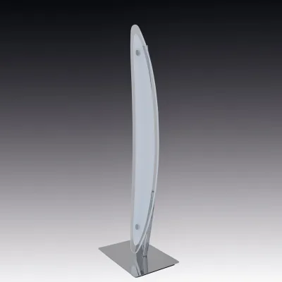 Näve Led-Tischleuchte Chrom 43 cm