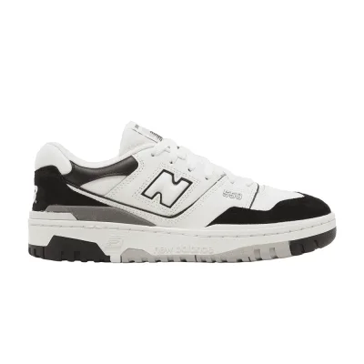 New Balance 550 Big Kid White Black Rain Cloud