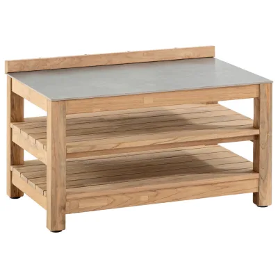 Niehoff Garden Outdoorküche Teak Edition Teak, 96x58x57.5 cm