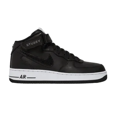 Nike Air Force 1 Mid Stussy Black White