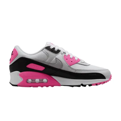 Nike Wmns Air Max 90 White Pink Glow Black