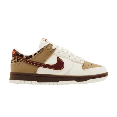 Nike Wmns Dunk Low Khaki Team Red