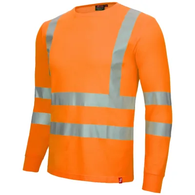 Nitras NITRAS MOTION TEX VIZ, Warnschutz-Langarmshirt, 7009-4100-2XL Gr. 2XL neonorange/uni