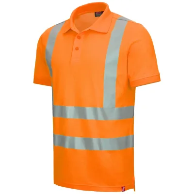 Nitras NITRAS MOTION TEX VIZ, Warnschutz-Poloshirt, 7013-4100-2XL Gr. 2XL neonorange/uni