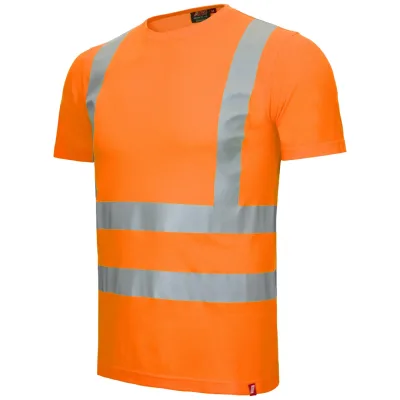Nitras NITRAS MOTION TEX VIZ, Warnschutz-T-Shirt, 7008-4100-2XL Gr. 2XL neonorange/uni