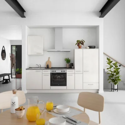 Nobilia Küchenblock Flash Schiefer, Seidengrau 270 cm
