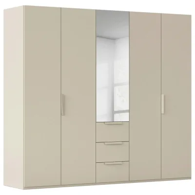 Novel Drehtürenschrank Champagner 251x223x61 cm