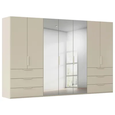 Novel Drehtürenschrank Champagner 350x223x61 cm