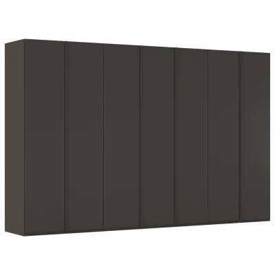 Novel Drehtürenschrank Graphit 350x223x61 cm