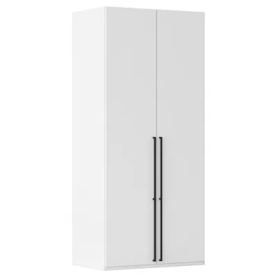 Novel Drehtürenschrank Weiß 101x235x61 cm