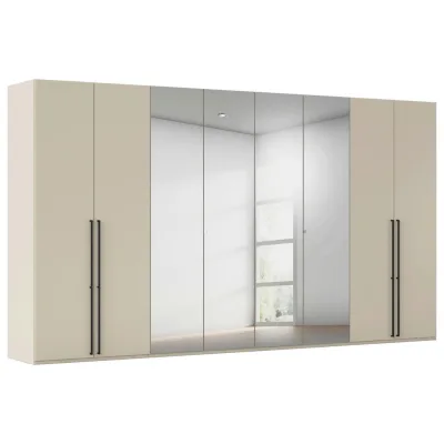 Novel Drehtürenschrank Weiß 400x235x61 cm