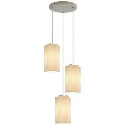 Novel Hängeleuchte Beige 120 cm
