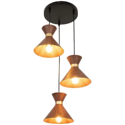 Novel Hängeleuchte Walnuss 132.5 cm