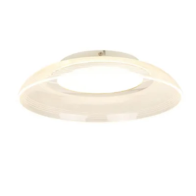 Novel Led-Deckenleuchte Jacksonville Weiß, Chrom 9 cm