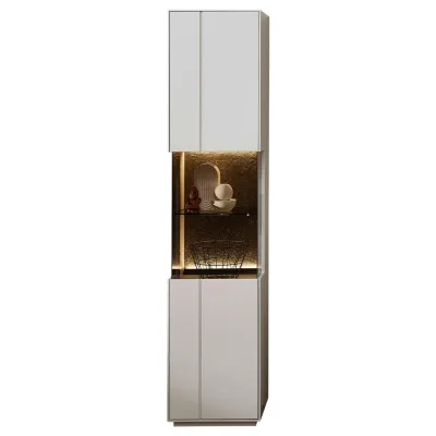 Novel Vitrine Hellgrau, Sahara 45x204x40 cm