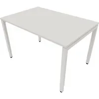 NowyStyl Schreibtisch 1.200 x 640-860 x 800 mm (B x H x T) weiß