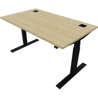 NowyStyl Schreibtisch eModel 2.0 1.400 x 640-1.300 x 800 mm (B x H x T) jet black
