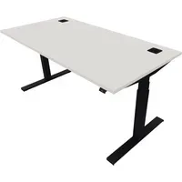 NowyStyl Schreibtisch eModel 2.0 1.600 x 640-1.300 x 800 mm (B x H x T) jet black