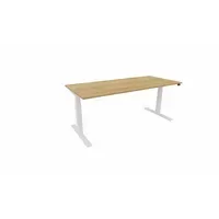 NowyStyl Schreibtisch eModel 3.0 1.800 x 650-1.310 x 800 mm (B x H x T) weiß