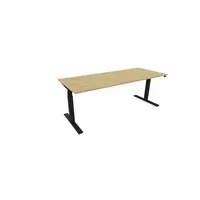 NowyStyl Schreibtisch eModel 3.0 2.000 x 650-1.310 x 800 mm (B x H x T) schwarz